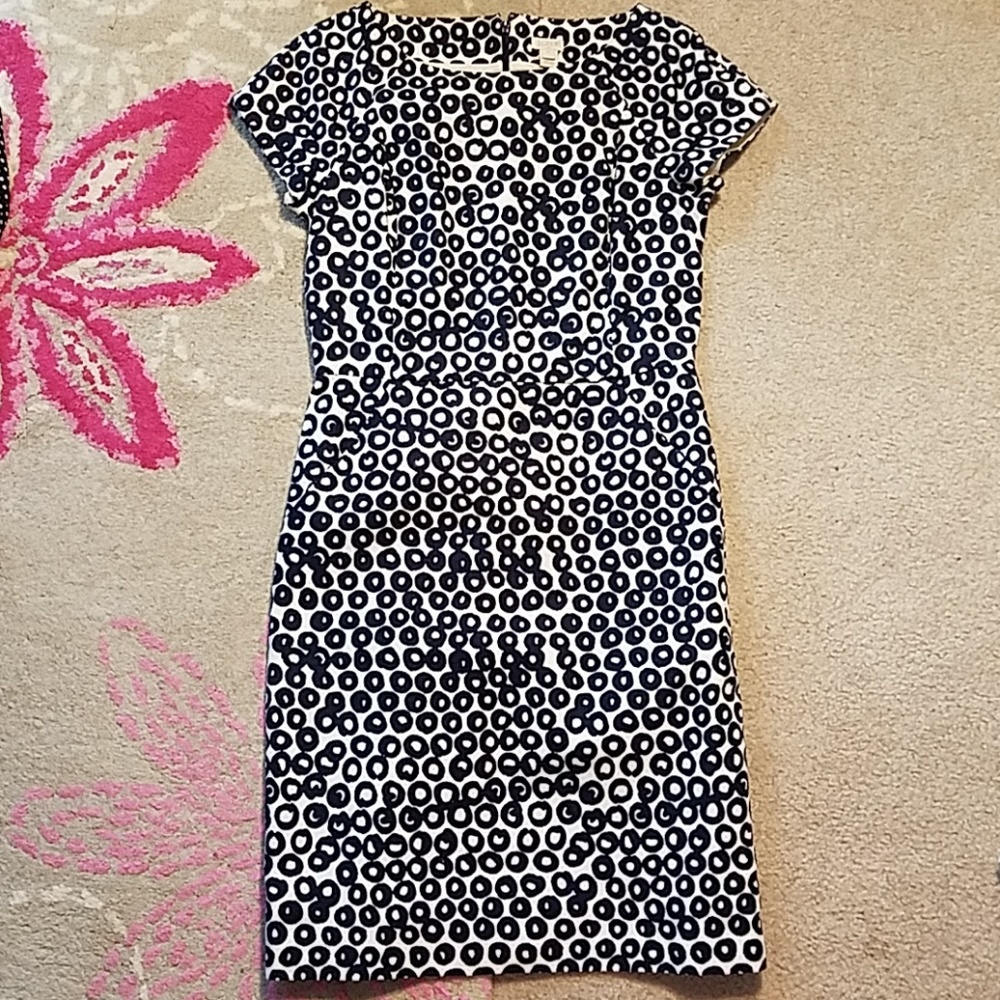 J crew factory woven cotton dress